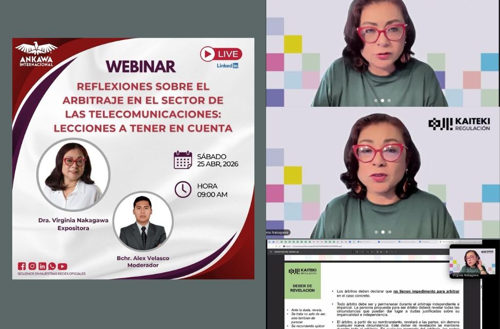 Webinar: Reflexiones sobre el Arbitraje en el Sector de las Telecomunicaciones